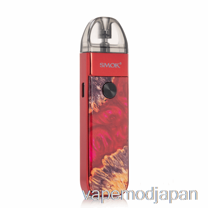 Vape Japan Smok Pozz Pro 25w ポッドシステム レッドスタビライジングウッド